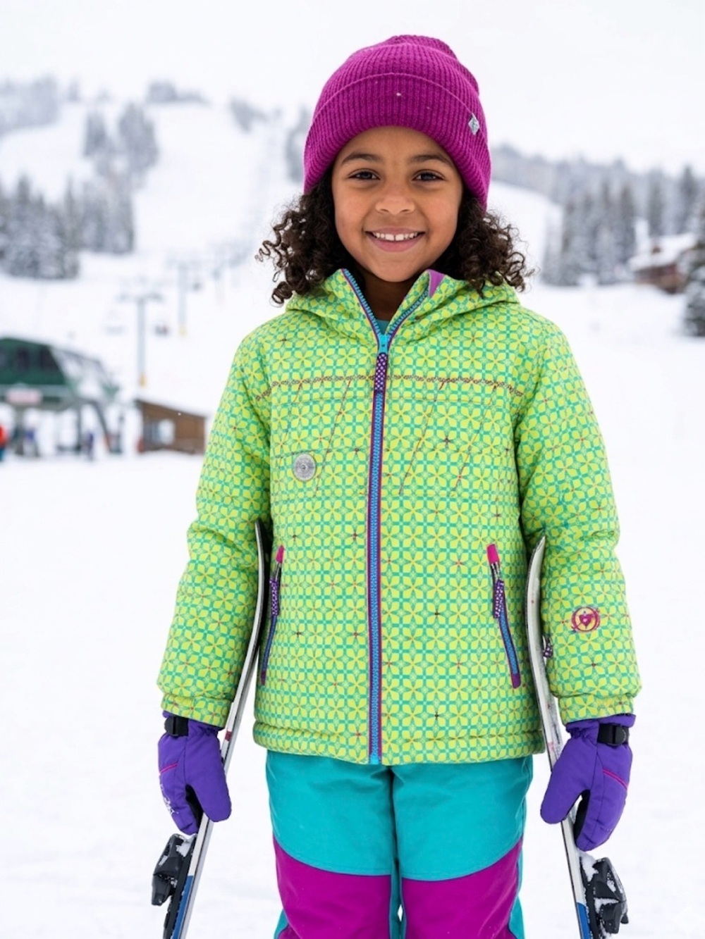 Obermeyer Kids I-Grow Jacket in Bright Pink